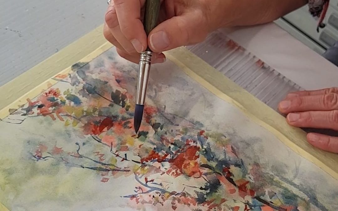 Danser avec l’aquarelle